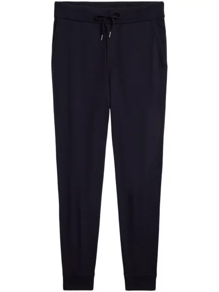 Pantaloni Ralph Lauren Purple Label de lână albastru