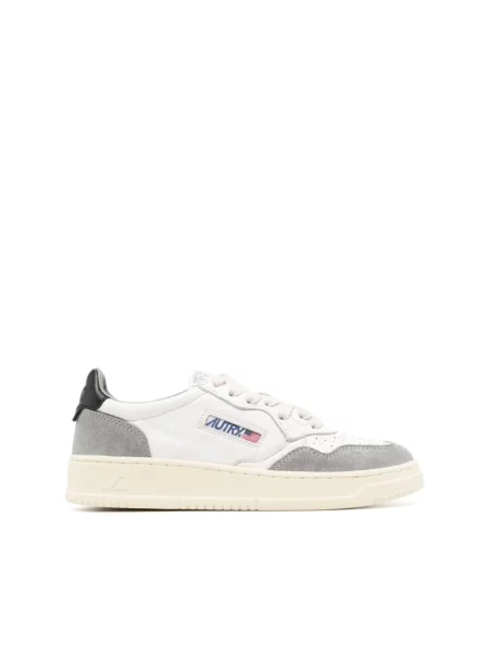 Sneakersy Autry skórzane szare