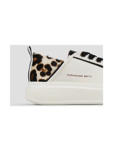 Sneakersy Alexander Smith białe