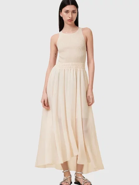AllSaints rochie ZENIA bej