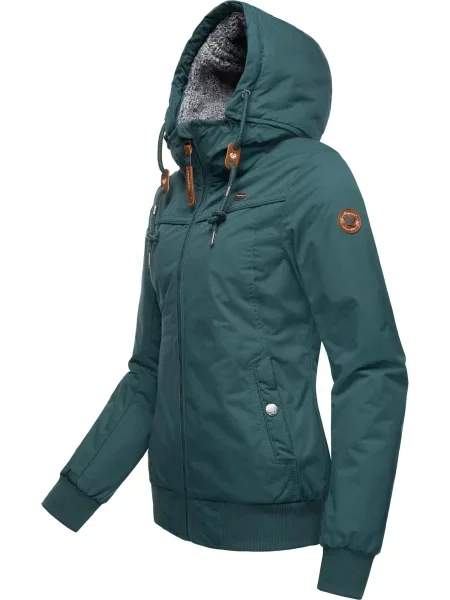Ragwear Geacă funcțională Jotty maro caramel / închis verde