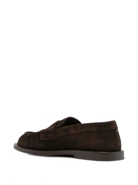 Pantofi loafer The Antipode din piele de căprioară maro