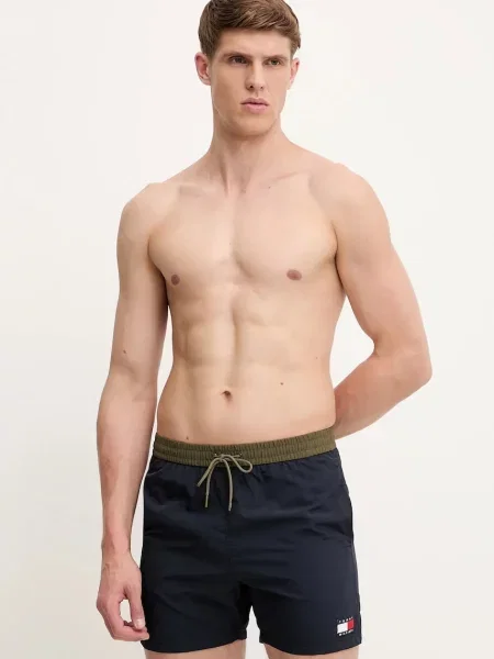 Férfi Tommy Hilfiger Medium Drawstring desert sky úszónadrág. Méret: S kék