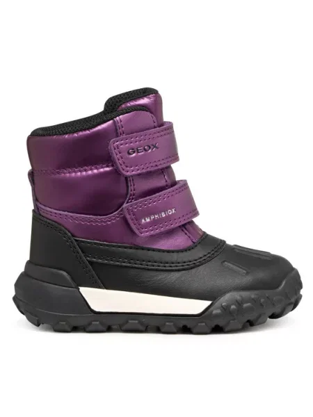 Geox Škornji za sneg B Trekkyup B Ab M Bordo rdeča