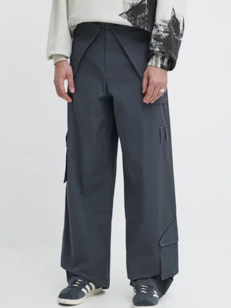 A-COLD-WALL* Kalhoty Overlay Cargo Pant šedé