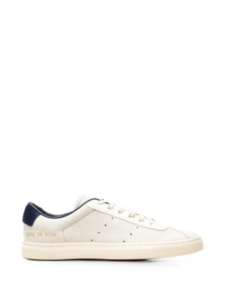 Sneakerși Common Projects cu șireturi din dantelă alb