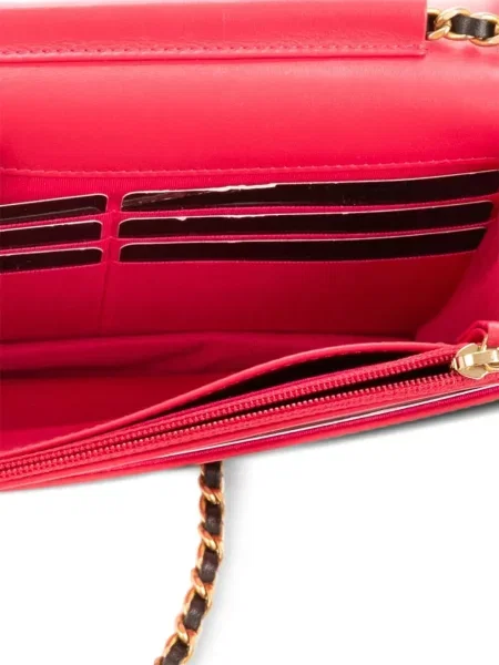 Colier Chanel Pre-owned din tweed cu bretele alb
