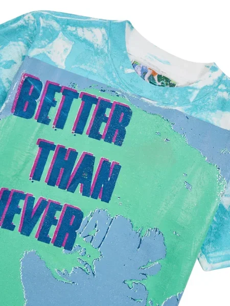 Tricou Better cu imagine verde