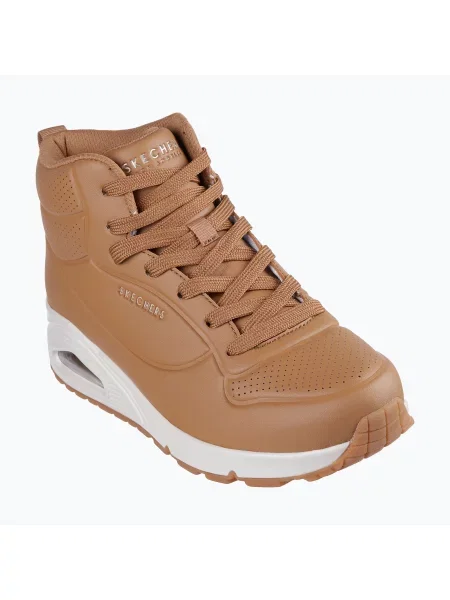 Női SKECHERS Uno Stand High gesztenyebarna cipő. Méret: 39 EU barna