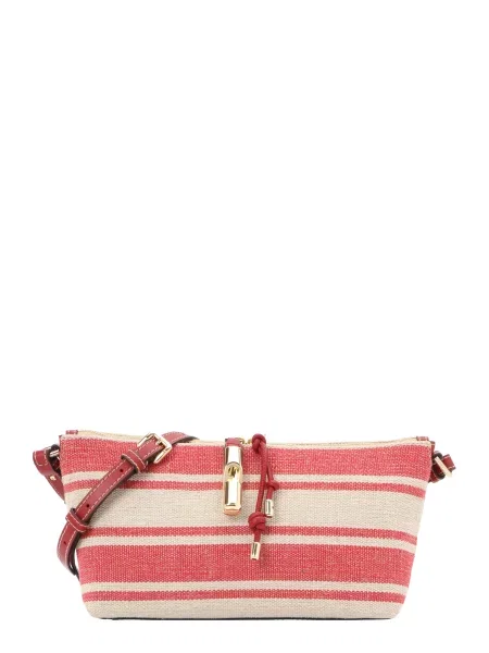 FURLA Torba za čez ramo DEBBY rdeča bela