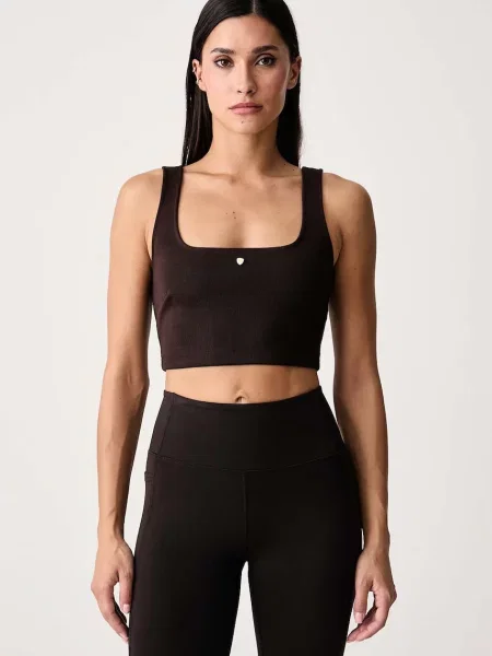 Armani Exchange top pentru femei maro