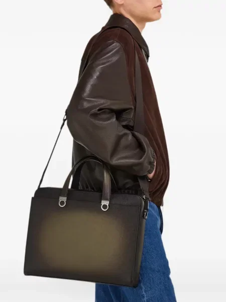 Servietă Ferragamo verde