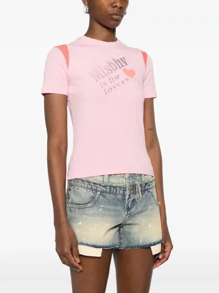 Tricou Misbhv cu imagine roz