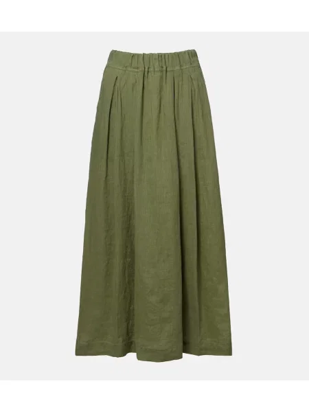Fusta maxi Velvet de in verde