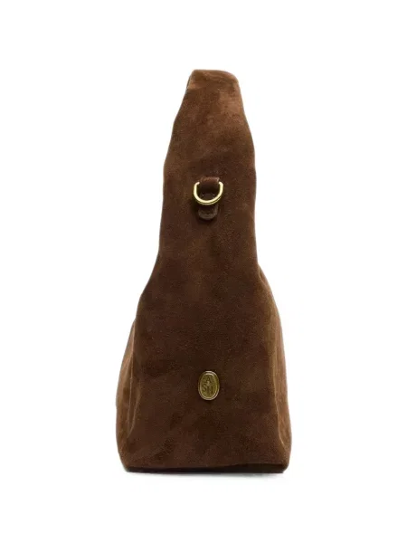 Geantă shopper Ash din piele de căprioară maro
