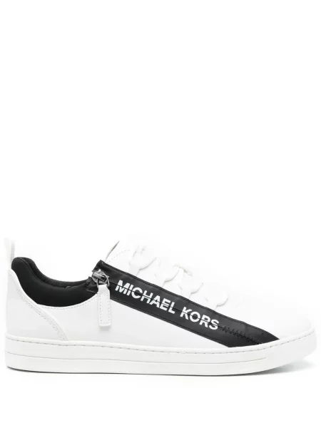 Sneakerși Michael Kors cu imagine alb