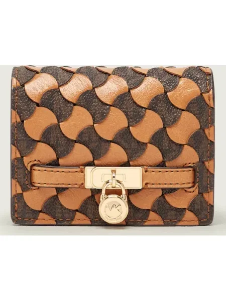 Michael Kors De piele portofel HAMILTON MODERNE maro