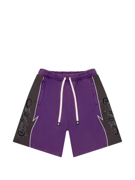 Pantaloni scurți Godspeed cu imagine violet