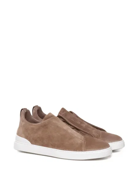 Sneakerși Zegna maro