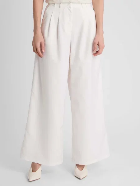 Guido Maria Kretschmer spodnie plisowane Kate Kobiety Sztuczne włókno lila jednolity 34