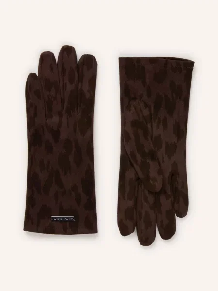 Marc Cain Rukavice seal brown hnědé
