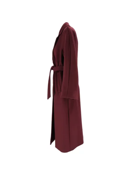 Cu centură palton Weekend Max Mara roșu