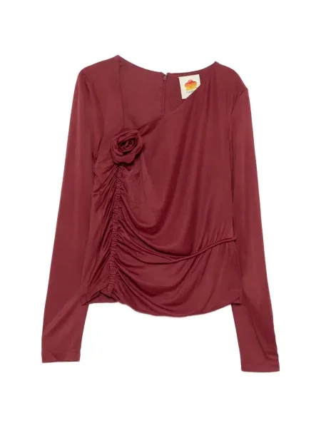 Bluză Farm Rio cu model floral roșu