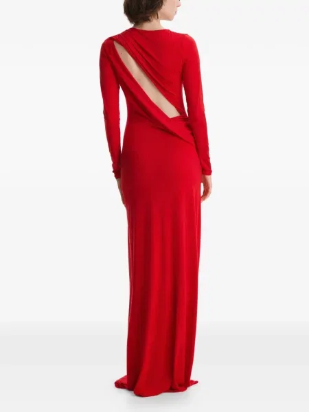 Rochie maxi 2310 Studio lungă de costum roșu