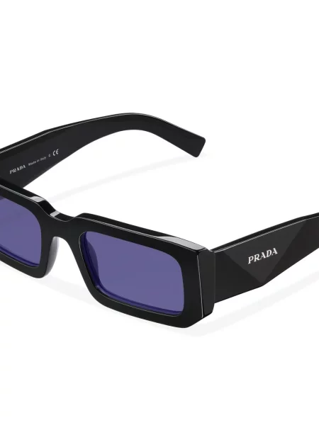 Obdélníkové sluneční brýle Prada Eyewear fialové