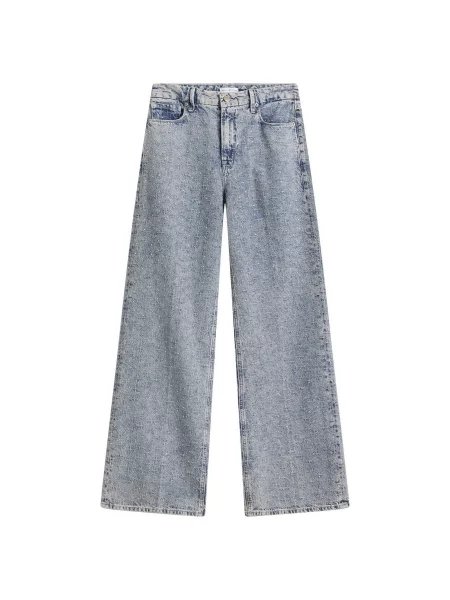 Proste jeansy Good American z kryształkami