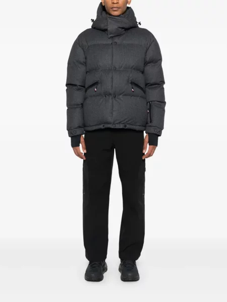 Geacă Moncler Grenoble gri