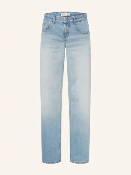 Victoria Beckham Proste Dżinsy Harper blau niebieskie