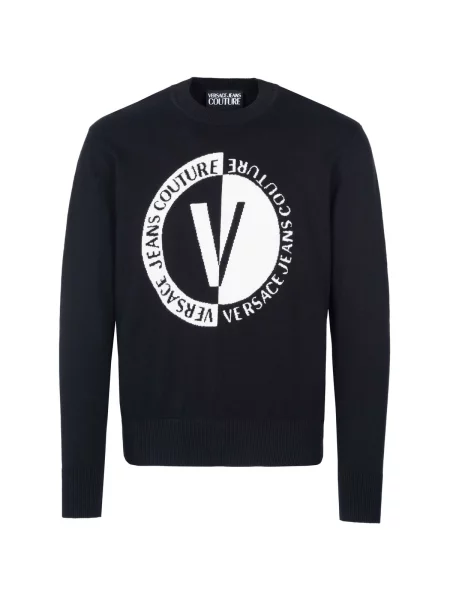Pulover Versace Jeans Couture negru
