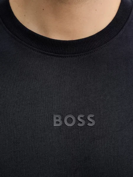 Футболка BOSS Green Tee 10 з принтом чорний