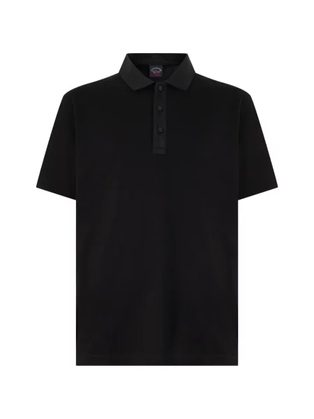 Scurt tricou polo Paul & Shark negru