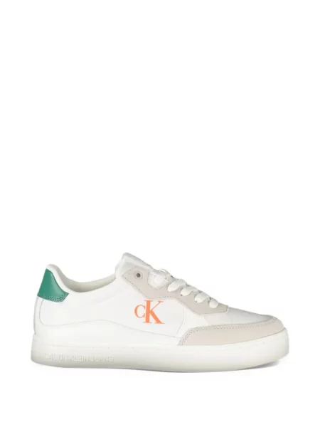 Sneakersy Calvin Klein z nadrukiem białe