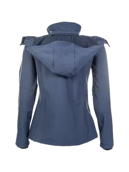 Kurtka jeździecka SPORT Softshell HKM niebieska