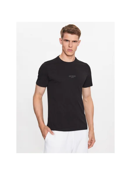 Guess Póló Aidy Slim Fit fekete