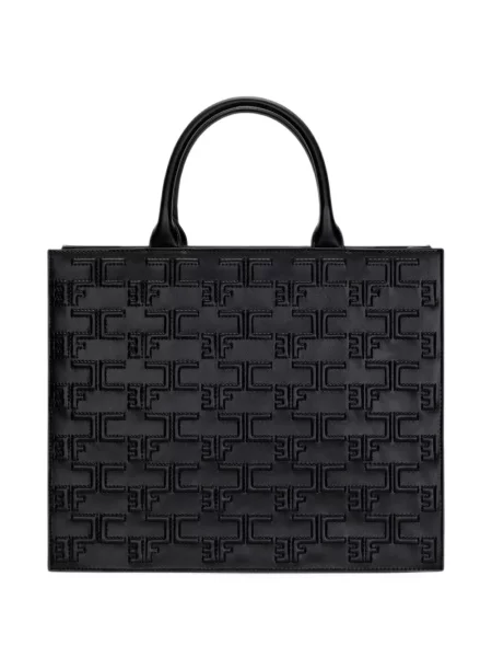 Geantă shopper Elisabetta Franchi negru
