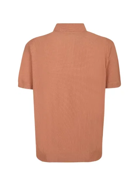 Scurt tricou polo Dell'oglio portocaliu