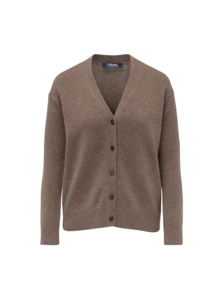Sweter Max Mara brązowy
