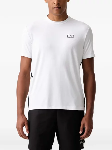 Tricou Ea7 Emporio Armani cu imagine alb