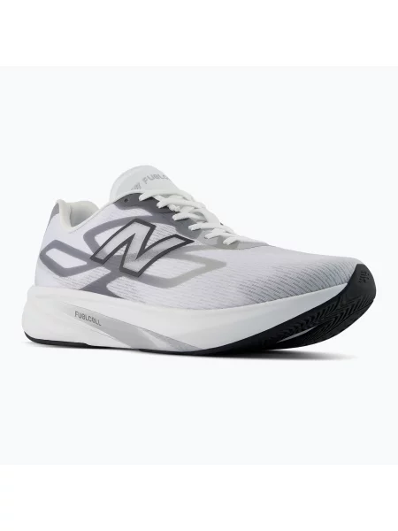 Încălțăminte de alergare pentru bărbați New Balance FuelCell Flite-R V1 white/slate grey/neo flame alb