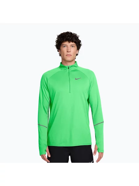 Кофта для бігу Nike Miler Dri-Fit UV Zip illusion green зелений