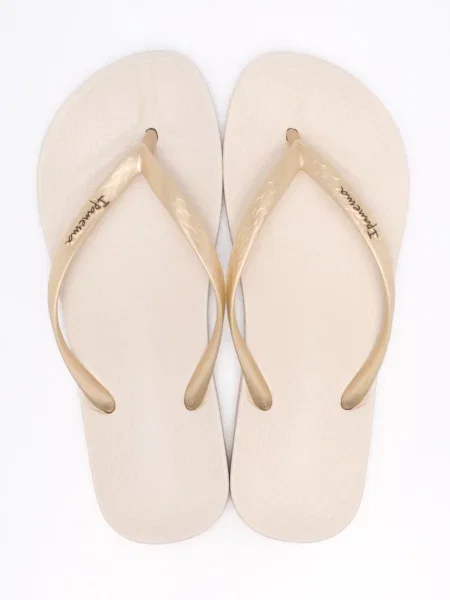 Ipanema Anat Tan beige-gold dámske žabky béžová