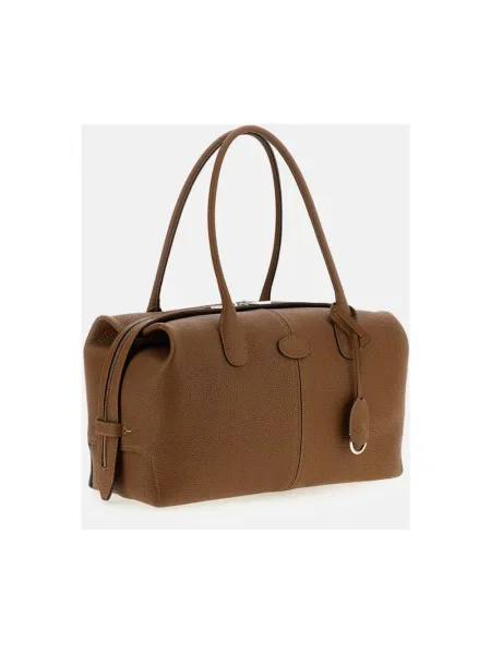 Shopperka Tod's skórzana brązowa