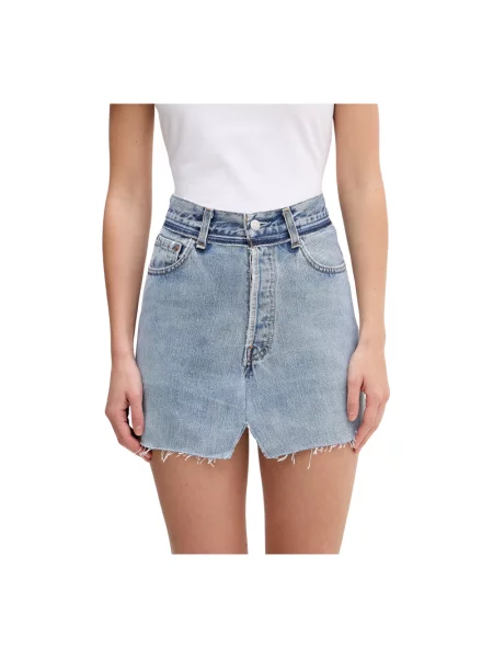Spódnica jeansowa Vetements niebieska