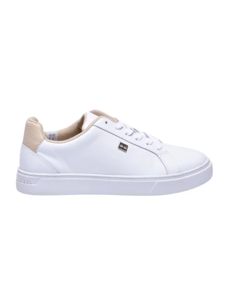 Sneakersy Tommy Hilfiger skórzane białe