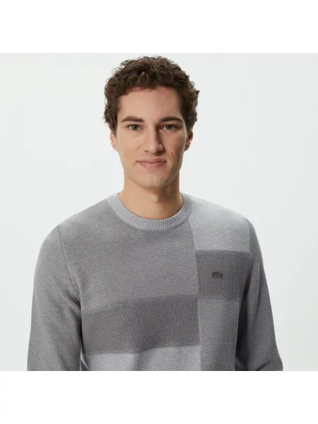 Lacoste Sweter Lacoste szary