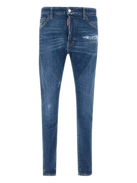 Blugi Dsquared2 zdrențuiți albastru